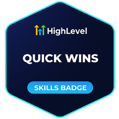 HighLevel Lead Capture Systems skills badge